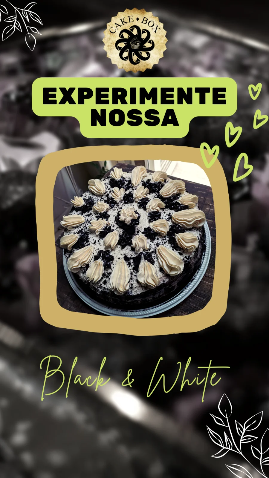 Black & White da Cake Box