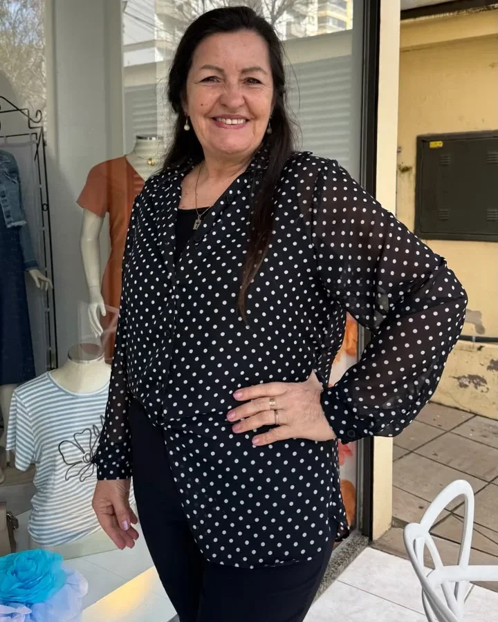 Camisa poá